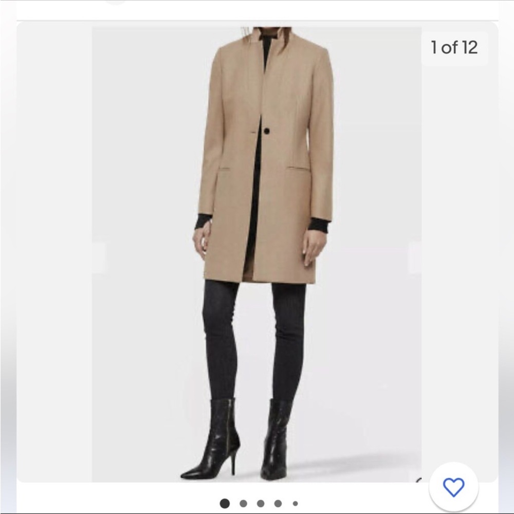 All Saints camel Lyla Coat WORN ONCE